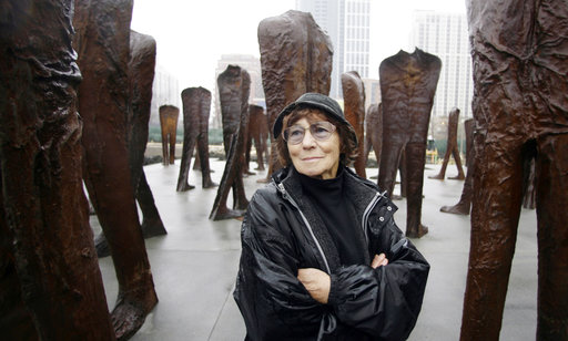 Polish sculptor Magdalena Abakanowicz dies at age&nbsp;86