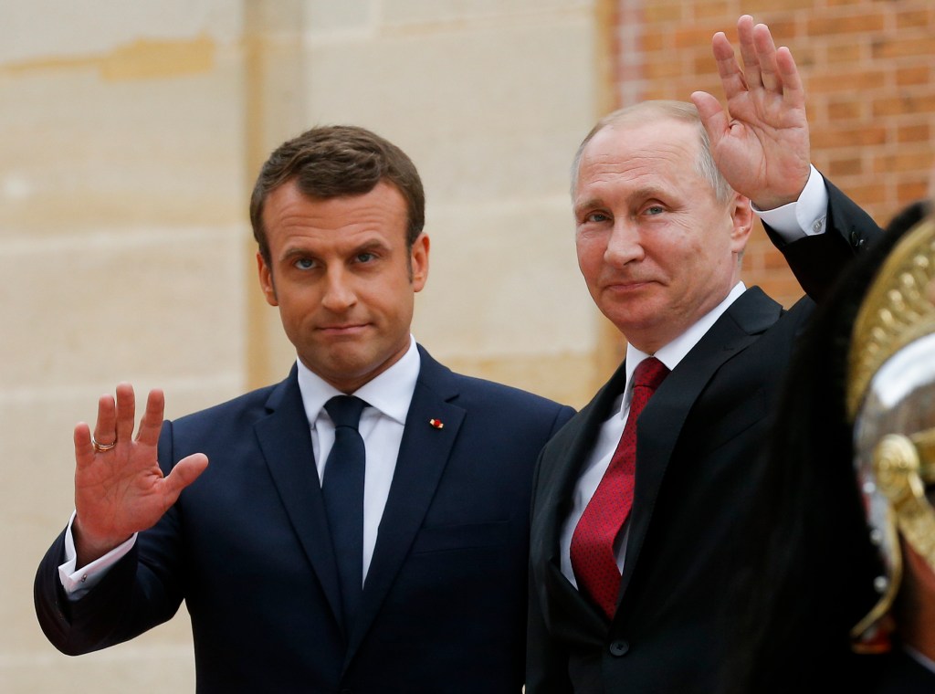 The Latest: Putin visits new Orthodox Church in&nbsp;Paris