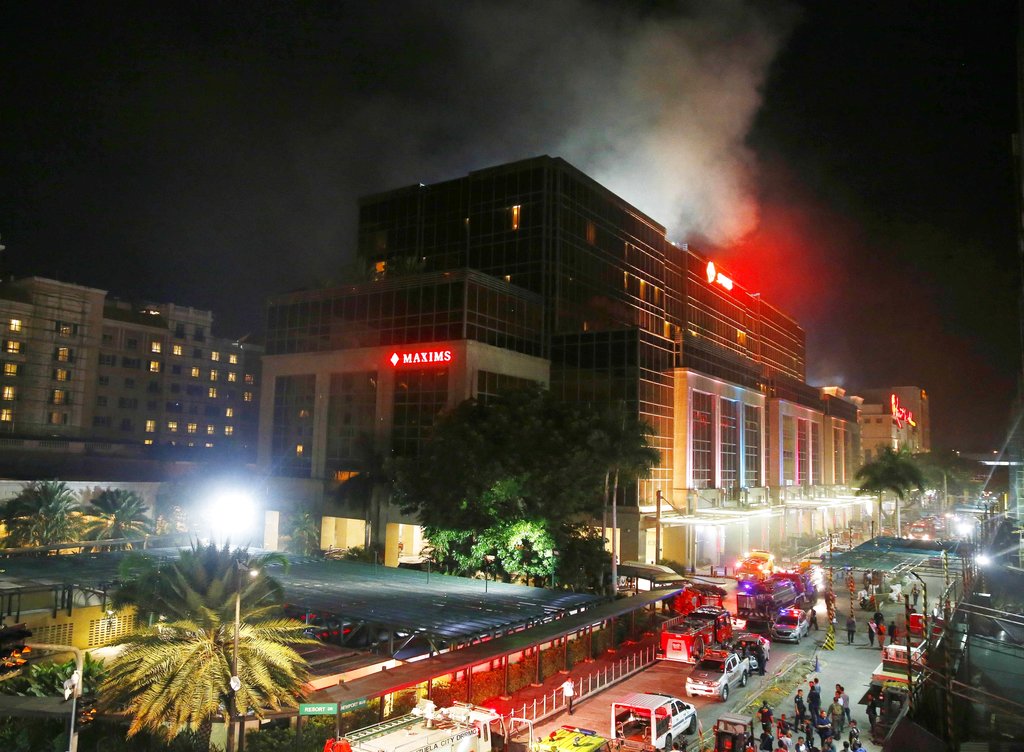 Gunman storms Philippine casino, police suspect&nbsp;robbery