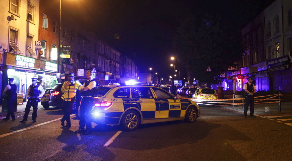 Vehicle hits people near London mosque, causing&nbsp;casualties