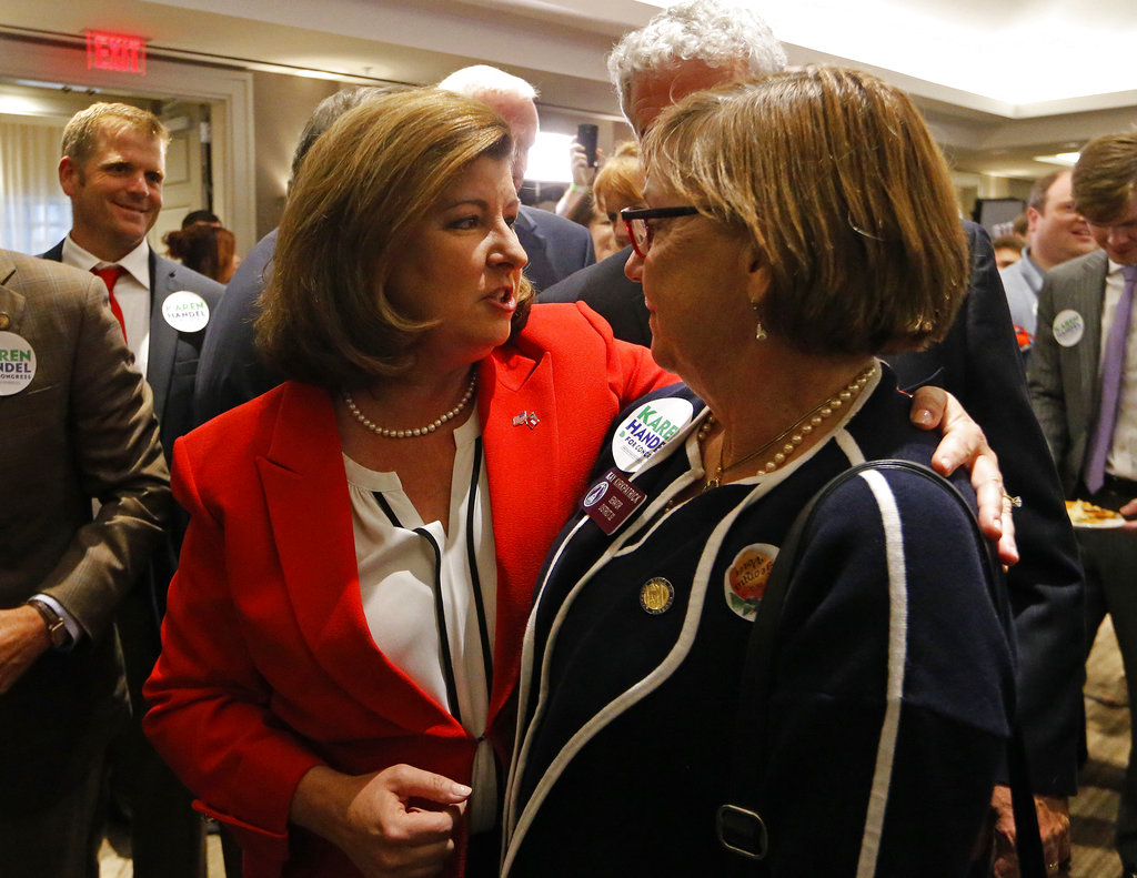 Republican Handel wins Georgia race, thanks Donald&nbsp;Trump