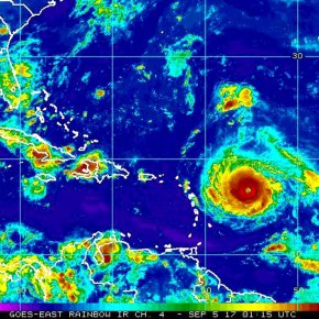 Irma strengthens into Category 5 hurricane, nears Caribbean