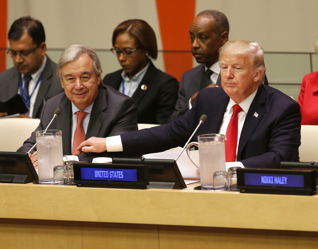 The Latest: Trump calls for reform at&nbsp;UN