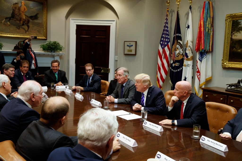 The Latest: Republicans unveil nearly $6 trillion tax&nbsp;cut