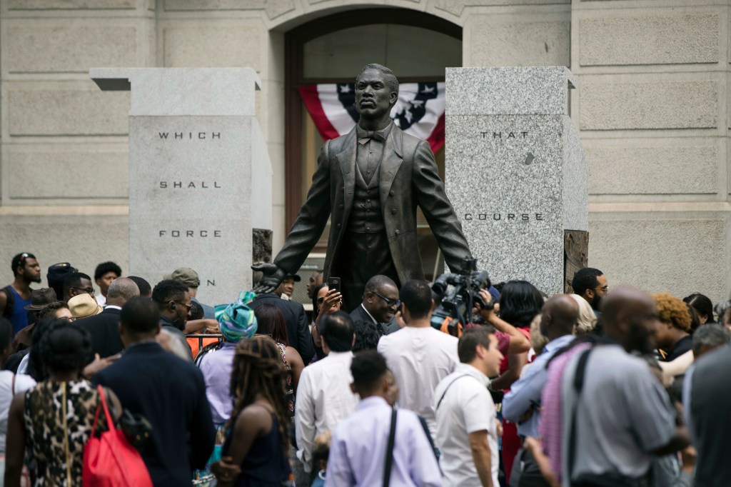 Philadelphia honors black activist with City Hall&nbsp;statue