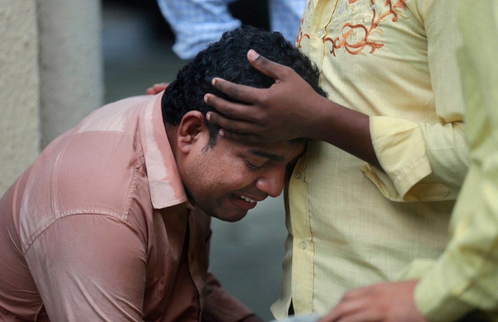 Stampede on crowded Indian pedestrian bridge leaves 22&nbsp;dead