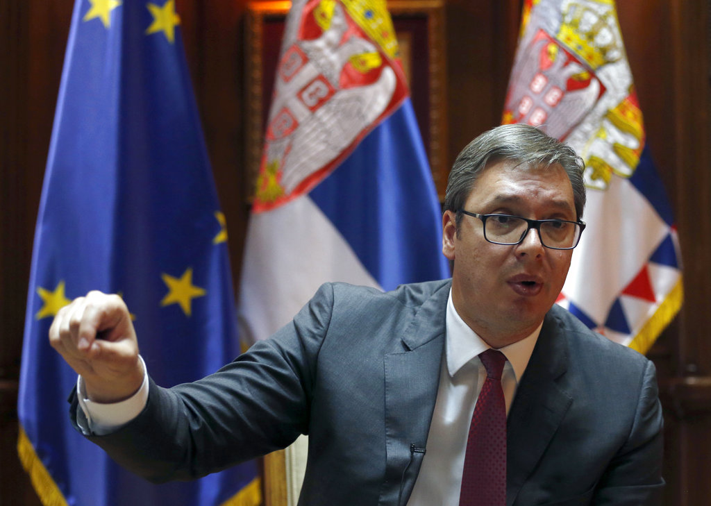 AP Interview: Serbia’s leader vows to lead nation into&nbsp;EU