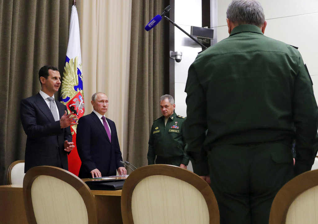 The Latest: Putin calls Saudi king to discuss&nbsp;Syria