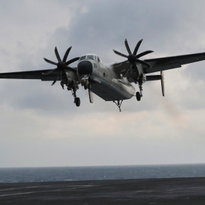 US Navy plane with 11 aboard crashes into Pacific; 8 rescued